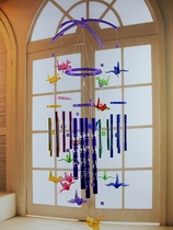 Heart type Thousand Paper Cranes with Imitation Crystal Creative Children Hanging Accessories for Girls and Girls Day Gift bedroom Balcony Decoration