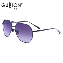 Gulong big frame sun glasses male polarizer big face tide People sunglasses driver driving glasses men driving mirror 0225