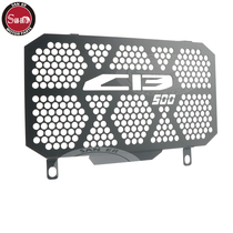 Applicable Honda CB500X CB500F CB400F X modified water tank mesh water tank protective mesh protective hood