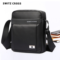 Swiss shoulder bag mens shoulder bag commuter bag leisure business briefcase new multifunctional hand-held canvas bag