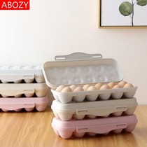 Egg anti-shatter protection box Egg protective cover anti-drop buckle kitchen refrigerator fresh egg tray food protection fresh storage box