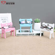  Glasses shop window counter Trinkets Sunglasses sunglasses creative display shelf Display props bracket