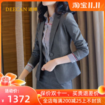 Advanced sense professional suit female 2021 autumn and winter New Korean fashion civil servant interview dress overalls