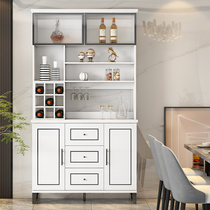 Italian minimalist side cabinet wine cabinet combination living room decoration cabinet modern simple tea cabinet storage multi-function