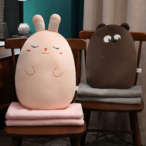 Cartoon Car Sofa Cushions with pillows Dual-use Small Pillow Rests On Pillows Bedside Office Afternoon Nap God is cute