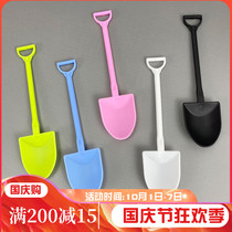 Disposable ice cream spoon thickened hard plastic creative cute small shovel spoon cake sundae dessert spoon pudding spoon