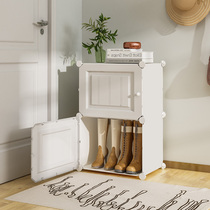 Shoe rack vertical simple dust-proof small narrow door household high single row multi-storey dormitory student personal shoe cabinet