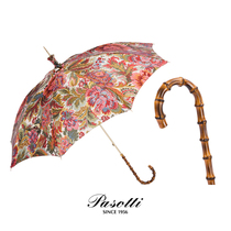 Pasotti Italy light and luxurious handmade sunny Umbrella Double cloth Gift pausing Teenage Girl Retro Bamboo Handle Eurostyle