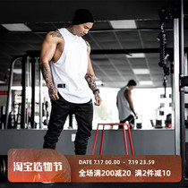 Muscle captain summer sports vest male brother fitness sports sleeveless thin section sweat-absorbing breathable loose quick-drying clothes