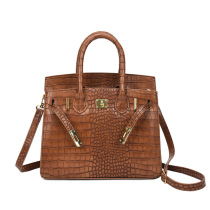 New product 21 new crocodile pattern mention o gold bag large amount of womens platinum bag fashionable and popular simple one-shoulder handbag