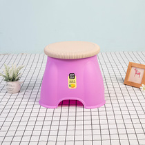 Direct sales thick plastic mushroom small stool creative children kindergarten baby stool chair New