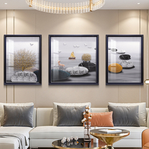 Modern simple living room decorative painting comes from time to time atmospheric sofa background wall hanging painting physical luxury three-dimensional mural