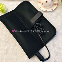 Curling iron storage bag thermal pad felt is light and easy to store. It is not refundable or refundable.