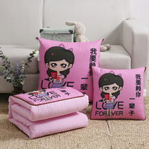 Cartoon car pillow car air conditioner is backed by the back car quilt car pillow dual-purpose personality car cushion