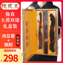 Cistanche Cistanche Cynomorium Whole Root Combination Inner Mongolia Mens Nourishing Wine Material Non-Wild Non-Grade Oil Cistanche