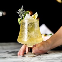 Short Footed Creativity Unleaded Crystal Cocktail Glass Collection Waist White Landy Cup Bar Personality Whisky Wine Cup Smelling Cup