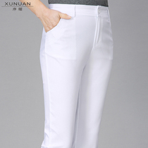 Mom casual straight pants women 2021 high waist thin spring and autumn New loose elastic middle-aged ankle-length pants