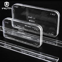 Without it YKK zipper installation tool zipper acrylic template auxiliary tool DIY handmade leather cobbler tool