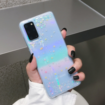 Dream starry sky suitable for Samsung s22 mobile phone shell soft silicone gel note20ultra Stars pink s20 light extravagant Korean wind s21 ten little fresh s20fe transparent and cute s22 