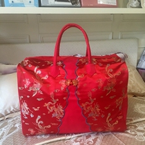 Big Red Wedding happy quilt bag with quilt wedding quilt storage bag finishing bag blanket quilt packaging