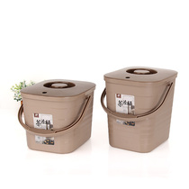 Tea bucket tea residue bucket drainage bucket plastic tea bucket small waste water bucket tea ceremony spare parts tea set bucket tea table trash can