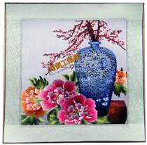  Su embroidery finished product fine silk embroidery Bedroom decoration painting embroidery soft frame 65*65 cm rich and safe