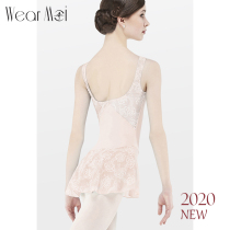 2020 new sling ballet exercise suit shape suit aerial yoga one-piece dress CANNELLE