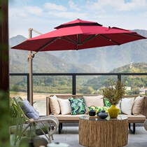 Yilin parasol Outdoor courtyard umbrella Terrace garden folding retractable Roman umbrella Sentry cafe Banana umbrella