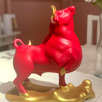 Luang Jiaqi Mode like a iron cow large - scale cows annual mascot creative living room sculpture gift