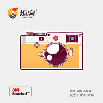 Luggage stickers Tide brand logo waterproof suitcase stickers personality computer guitar skateboarding diving ski 3m stickers