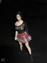 Spot 1 12 female soldiers pleated skirt student short skirt suitable for ph tbl1:12 female plastic body