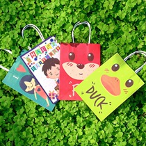 Hi Youle creative cartoon small medium gift bag Kraft paper gift bag give toys (do not send alone)