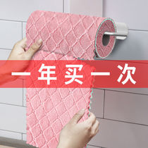 (factory direct sales) thickened dishcloth not stained with oil rag kitchen rubbing table brush bowls cloth rubbed hand towels bagels