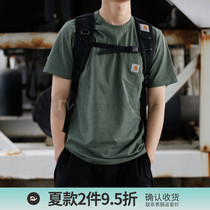 (NextVogue)carhartt wiper thin pocket tee pocket short-sleeved tee multi-color