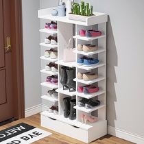 Ultra-slim shoe rack Subroom Home Dormitory Economy Type Easy Doorway Narrow Small Shoe Cabinet Multilayer Containing shelf