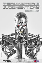Eight-foot GREAT TWINS 1 12 Terminator 2-Trial day Terminator Skeleton Special Edition Full Paragraph