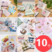 Creative childrens gifts Primary School students gift coin purse fabric PU coin bag canvas cartoon girl change bag