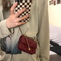 Bag Pack woman 2022 New exploits with small fragrant wind advanced sense texture small crowdglings chain single shoulder inclined satchel