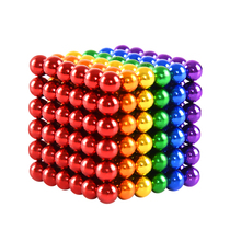 Buck ball 10000000 cheap colored magic magnetic beads Iron-absorbing stone horse eight-gram ball puzzle magnet toy