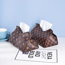 Mercedes-Benz tissue box pattern creative special storage high-end car seat type paper drawing Net red car interior decoration supplies Tide