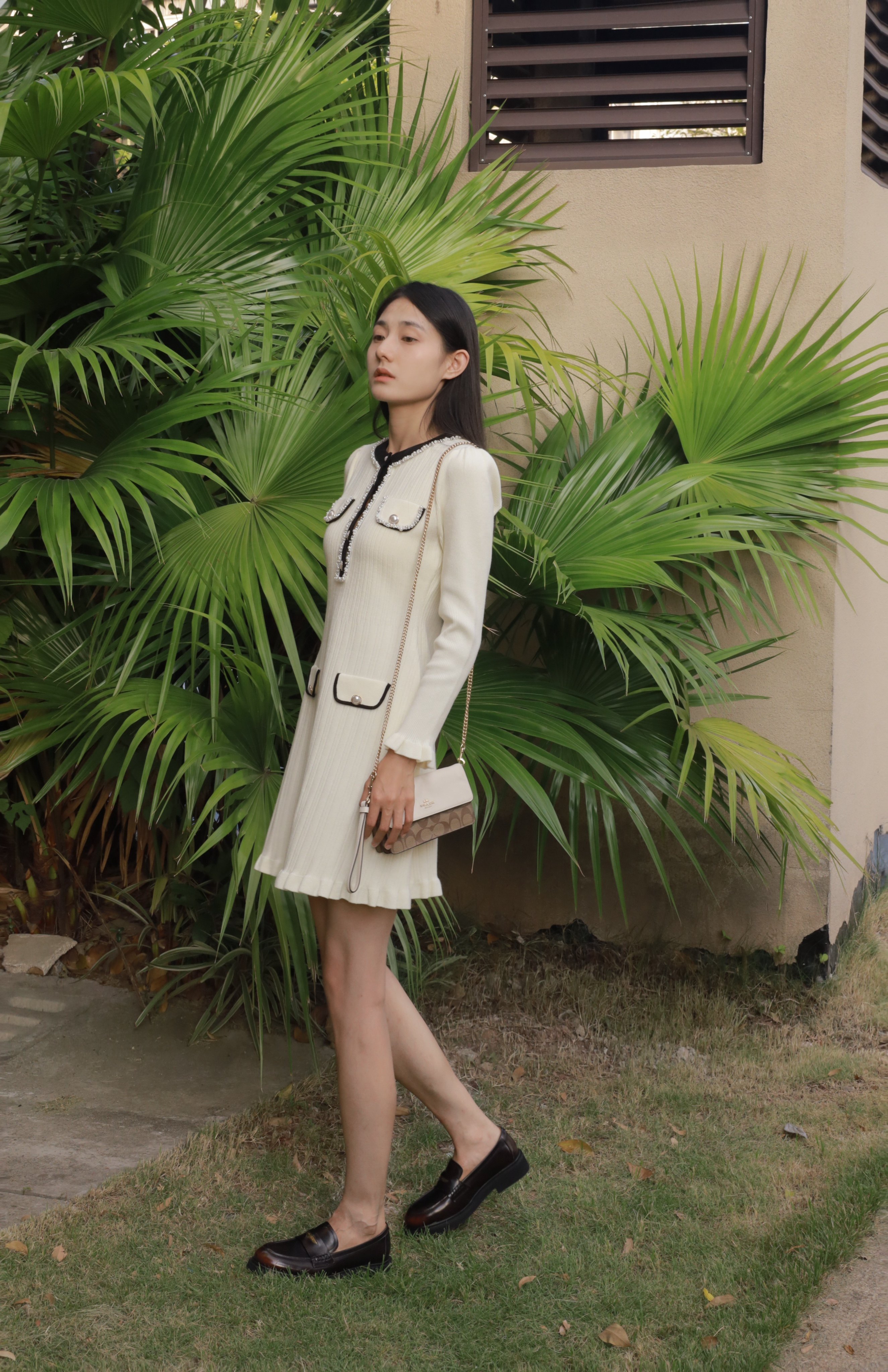 田曦薇同款百丽海鸥乐福鞋2.0 厚底增高设计拉长比例 真皮材质柔软亲肤