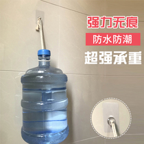 Hook strong viscose non-perforated kitchen white ash wall hanging load-bearing suction cup household toilet traceless nail hook