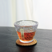 Japanese glass teacup Tea Cup heat-resistant single cup creative texture individual cup thick kung fu small teacup Master Cup