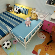 Shuliang childrens bed Boy single bed Folding double bed with fence Simple household widened splicing kindergarten bed