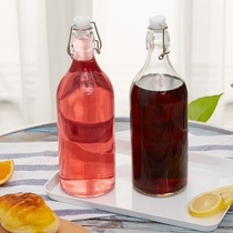 Xibi sealed bottle Winton European multi-function bottle Glass bottle empty bottle Wine bottle White wine bottle with cap