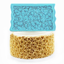 New Hydrangea small flower turn candy cake silicone mold dry Pace decoration Mousse chocolate baking tool Clay