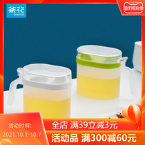 Camellia plastic oil pot oil bottle leak-proof household oil bottle soy sauce bottle pour oil bottle kitchen supplies vinegar pot small oil tank