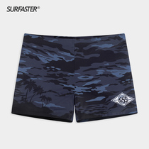Mens adult professional tight swimming trunks anti-embarrassing fashion brand swimsuit playing water trend seaside hot spring boxer pants