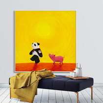 Xingchuan Modern Living Room Xu Jingfu Panda Decorative Painting Porch Bedroom Art Hanging Painting Childrens Room Mural Chorus