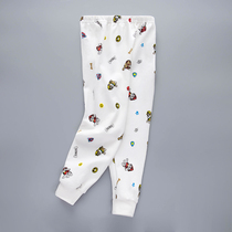 langboer spring and autumn childrens autumn pants boys cotton baby pants thin boys and girls Middle and big Children single Cotton